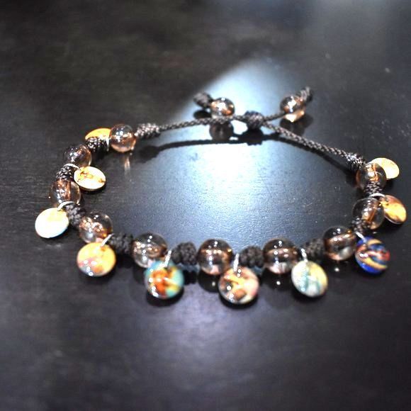 Jesus and The Arch Angels Handmade Adjustable Beaded Bracelet Spiritual Gift - Picture 7 of 9